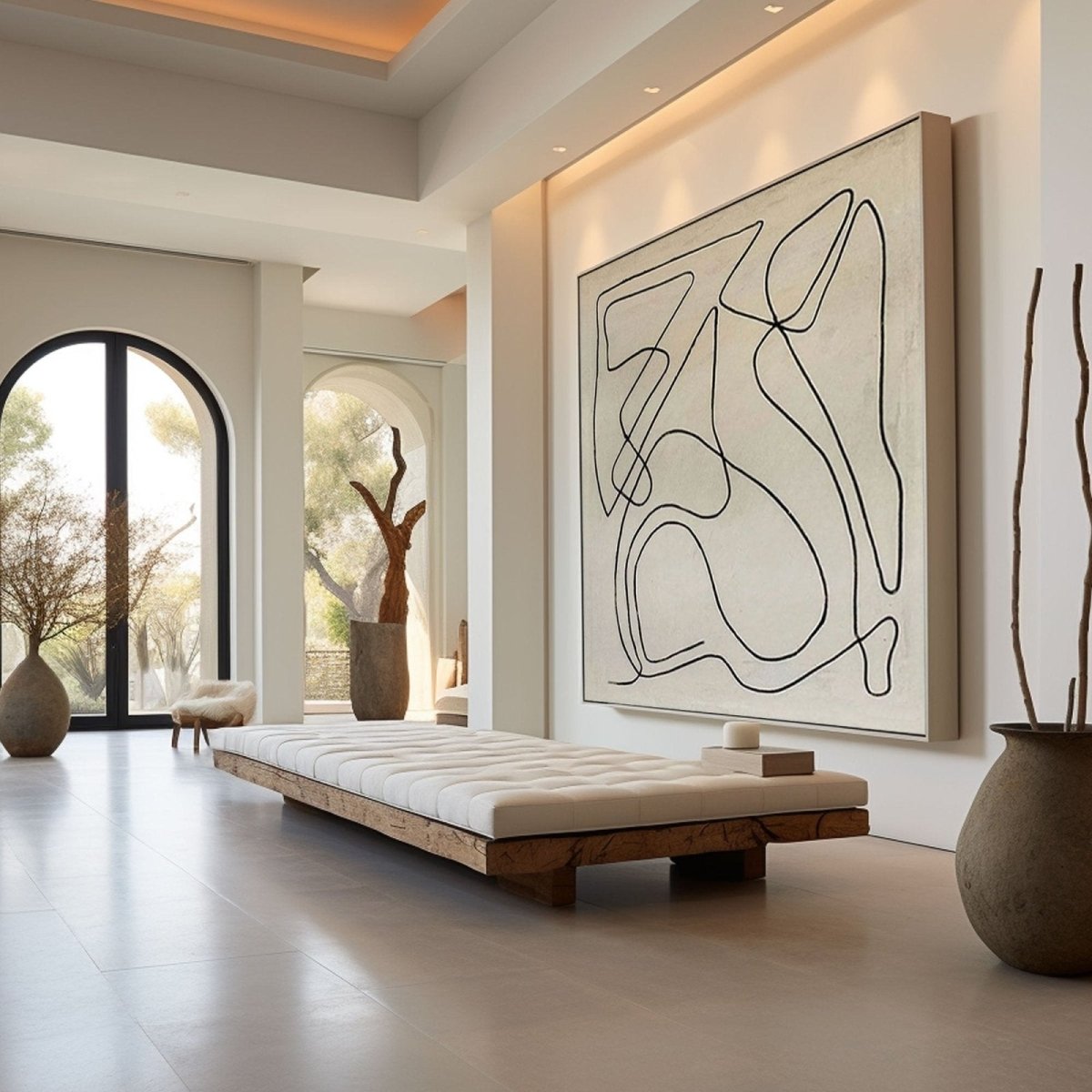 Contemporary Minimalist Art RAB767 - royalbrushart