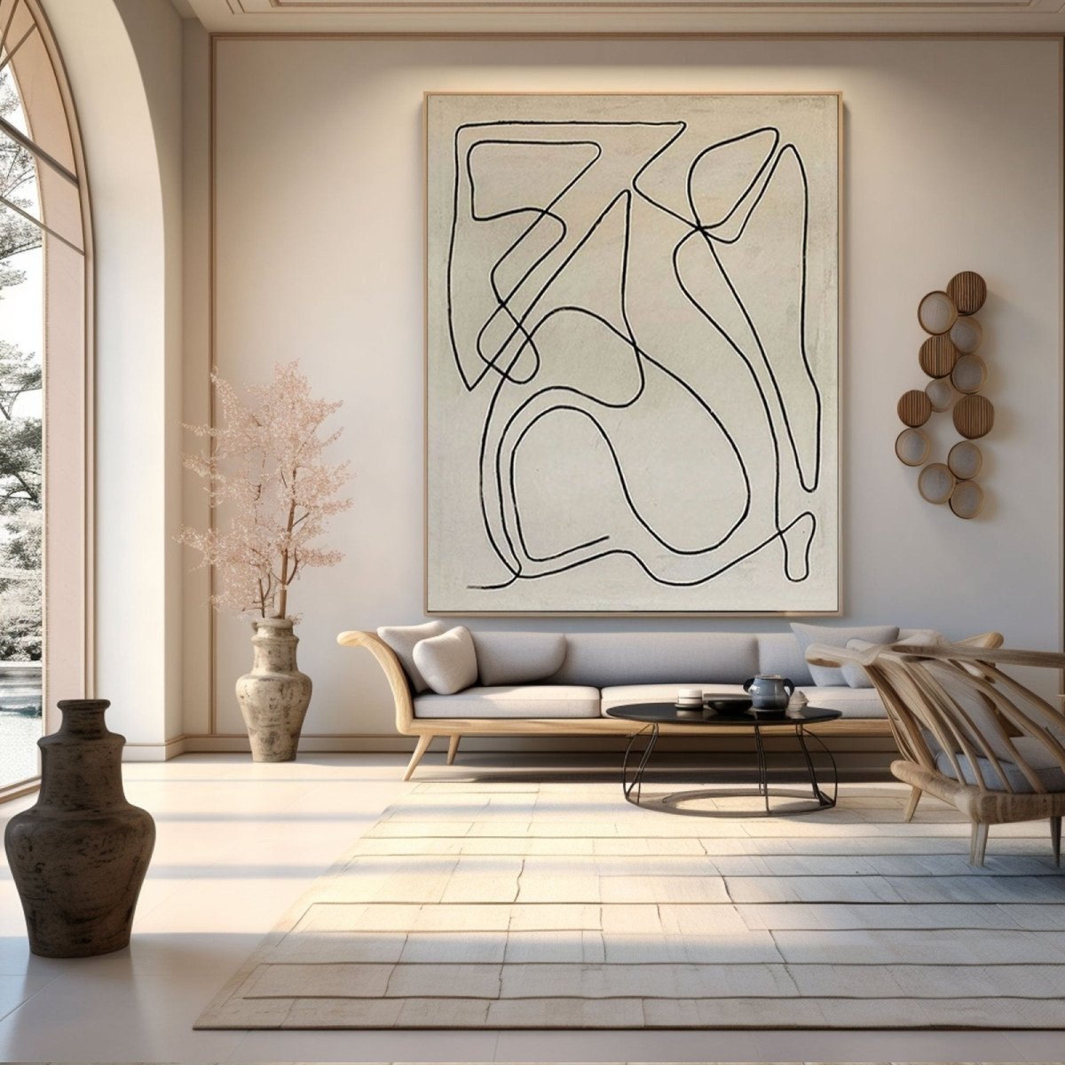 Contemporary Minimalist Art RAB767 - royalbrushart