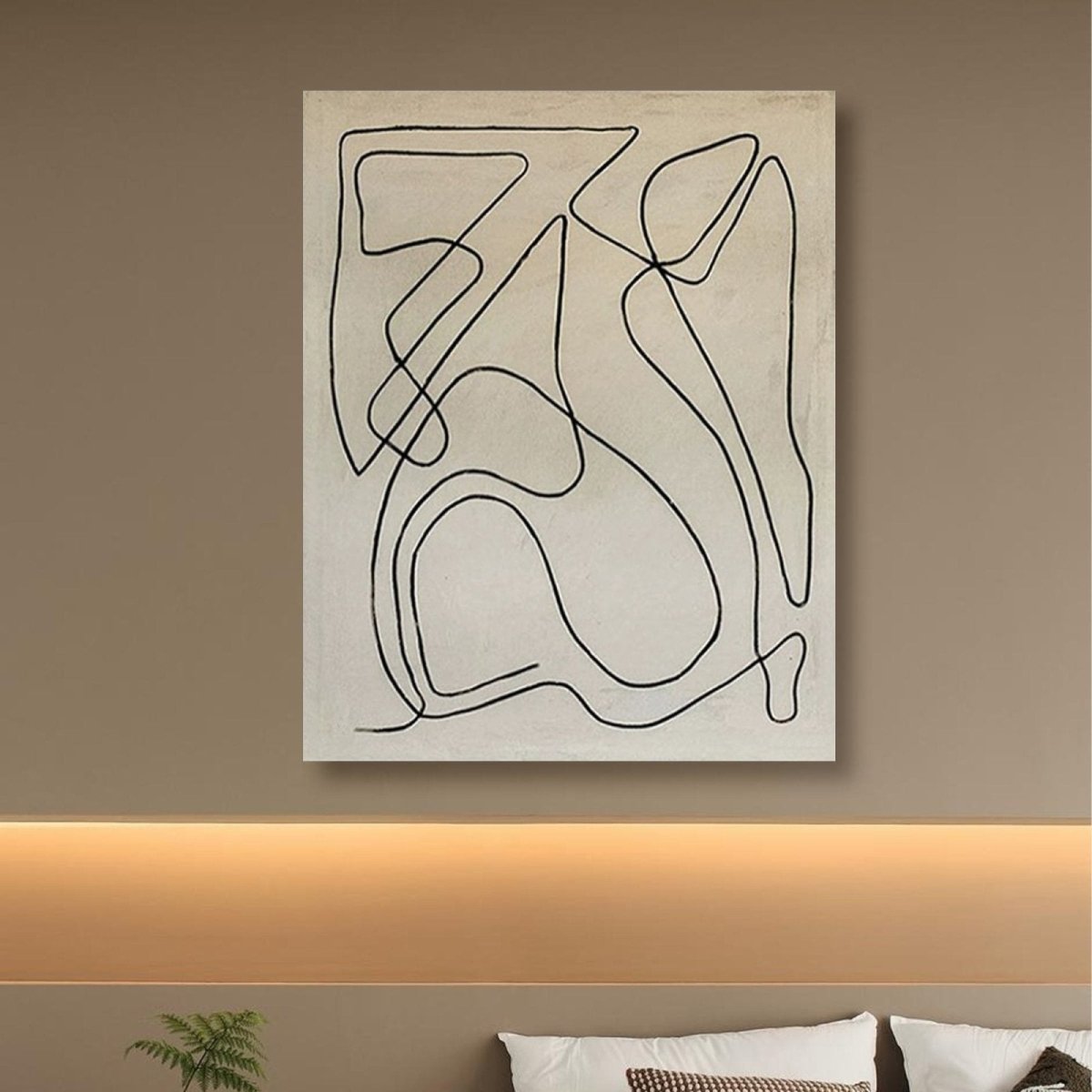 Contemporary Minimalist Art RAB767 - royalbrushart