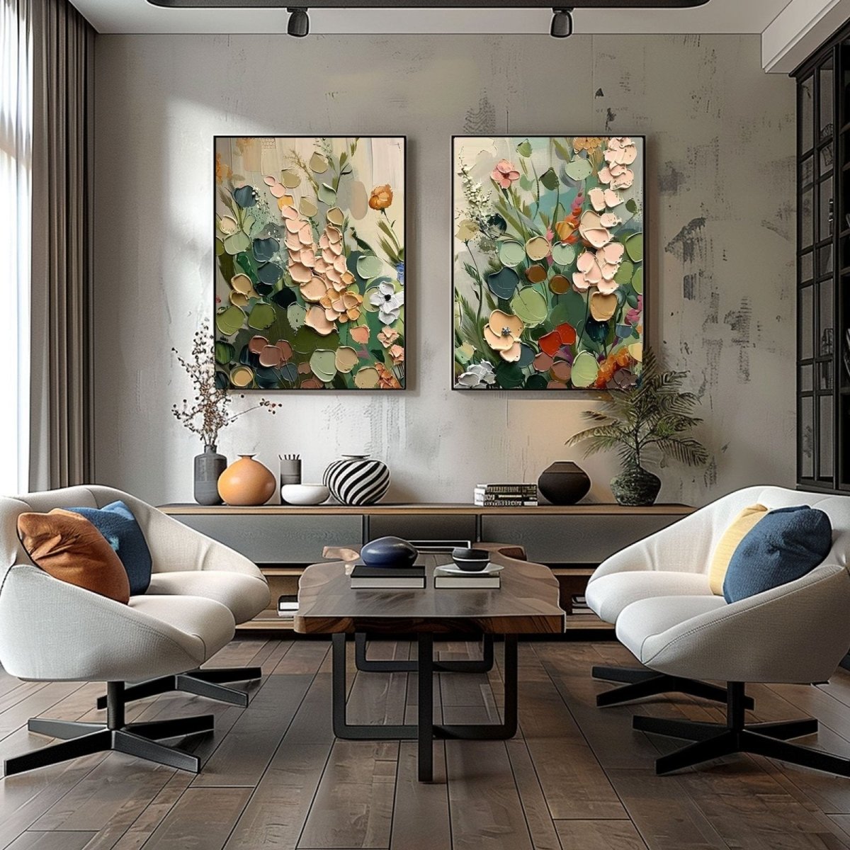 Colorful Painting Set of 2 RAB984 - royalbrushart