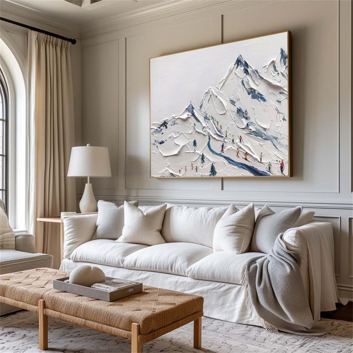 plaster art texture painting RAB029 - royalbrushart