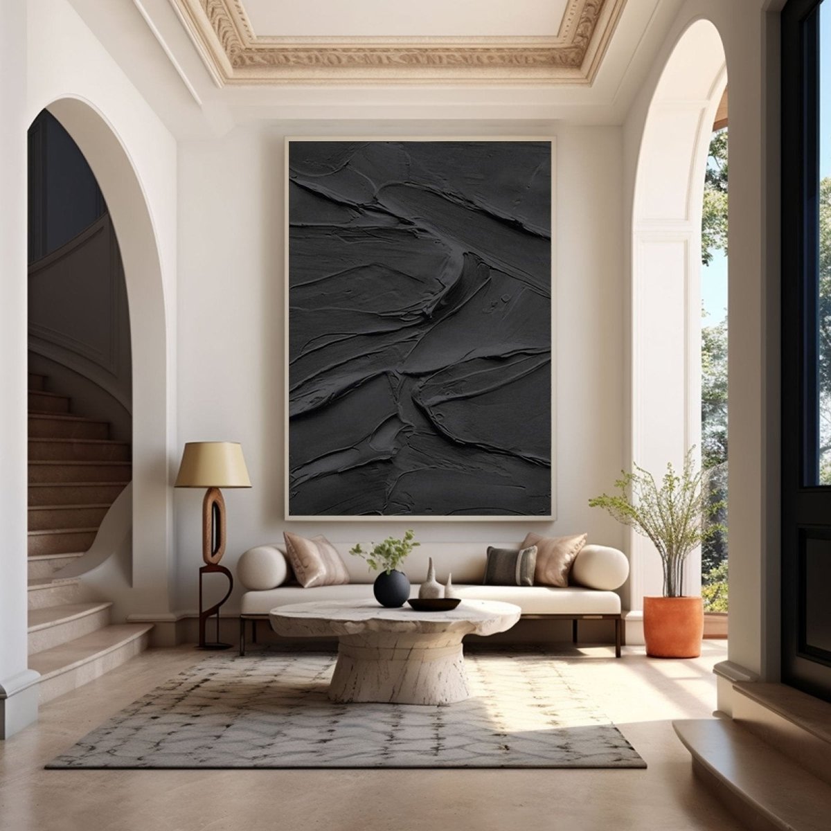Plaster Art Texture Painting RAB796 - royalbrushart