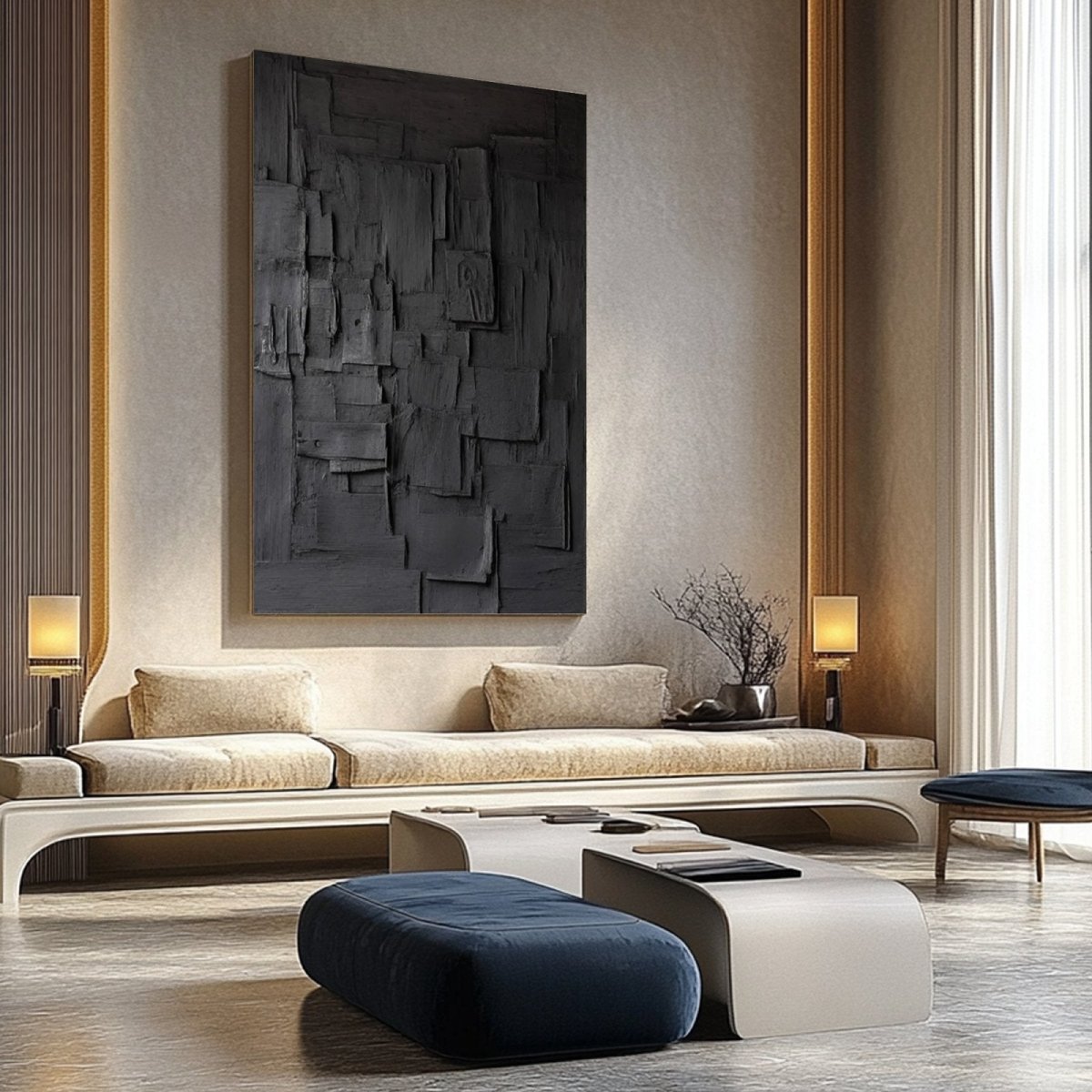 Plaster Art Texture Painting RAB940 - royalbrushart