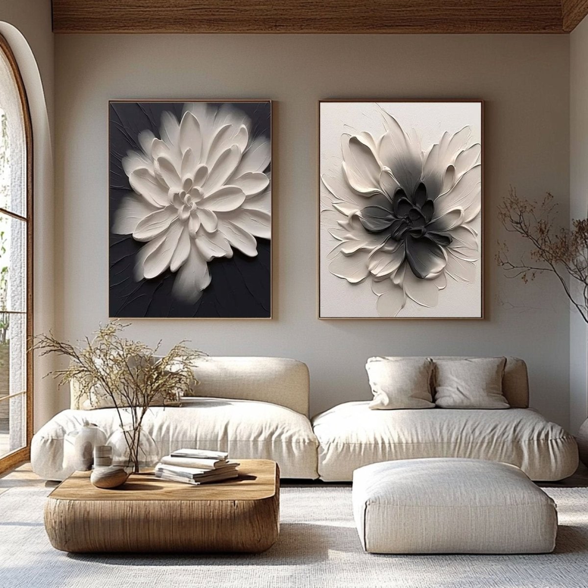 Abstract Painting Set of 2 RAB952 - royalbrushart