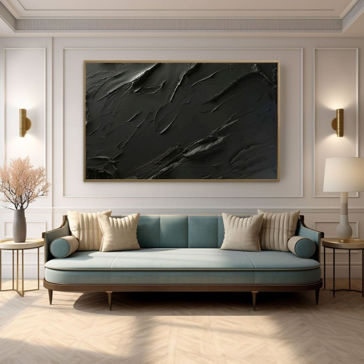 Contemporary Minimalist Art RAB809 - royalbrushart