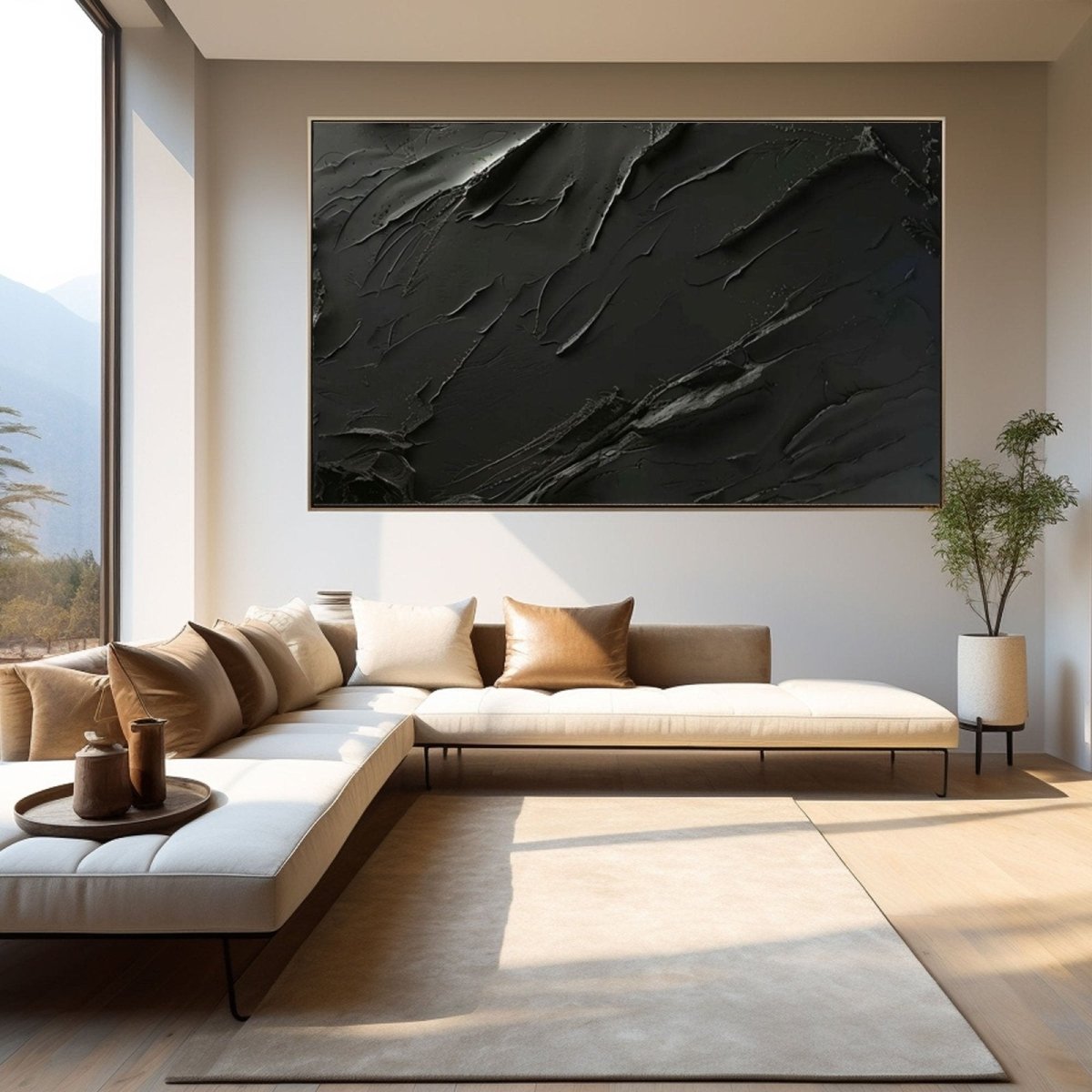 Contemporary Minimalist Art RAB809 - royalbrushart