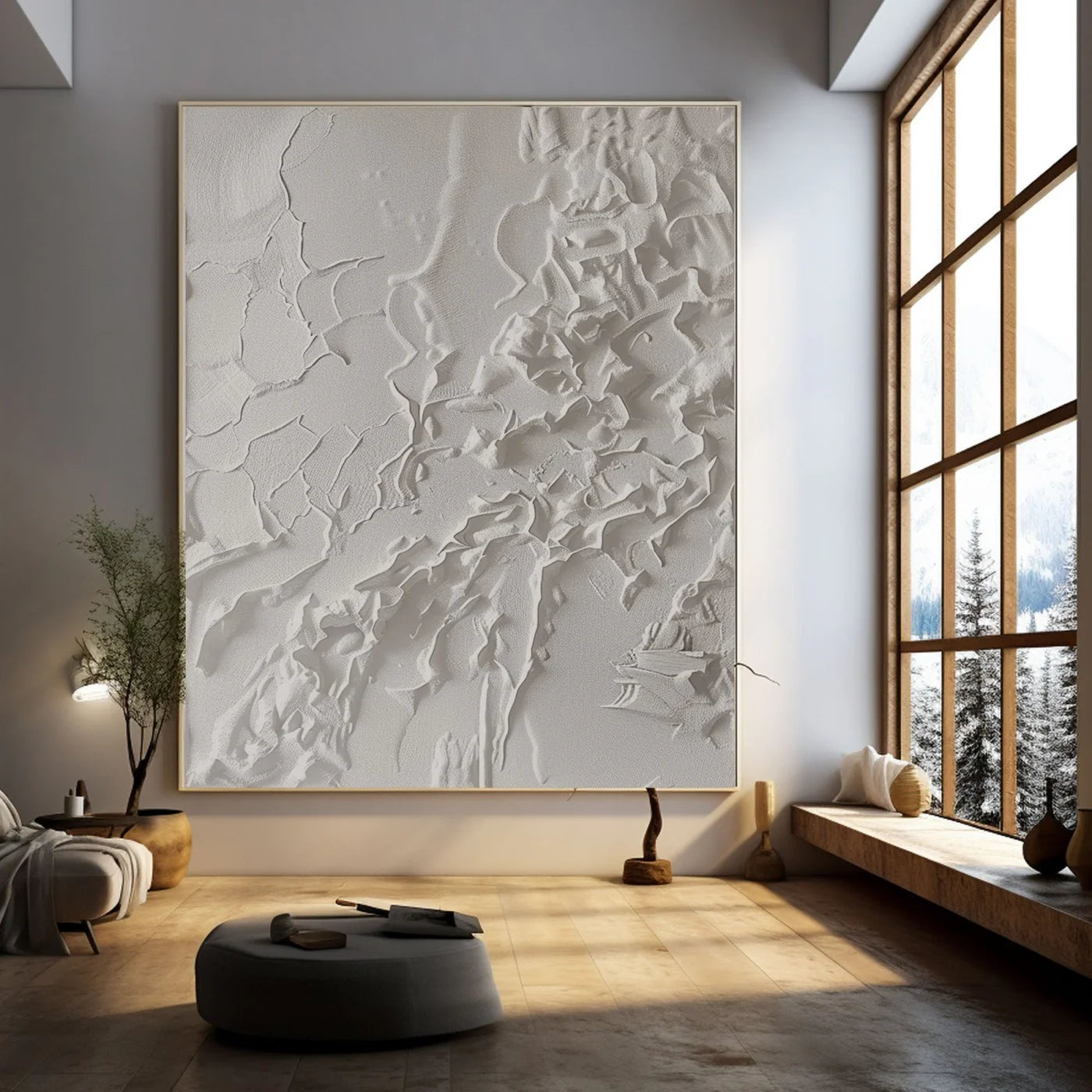 Plaster Art Texture Painting #RAB797