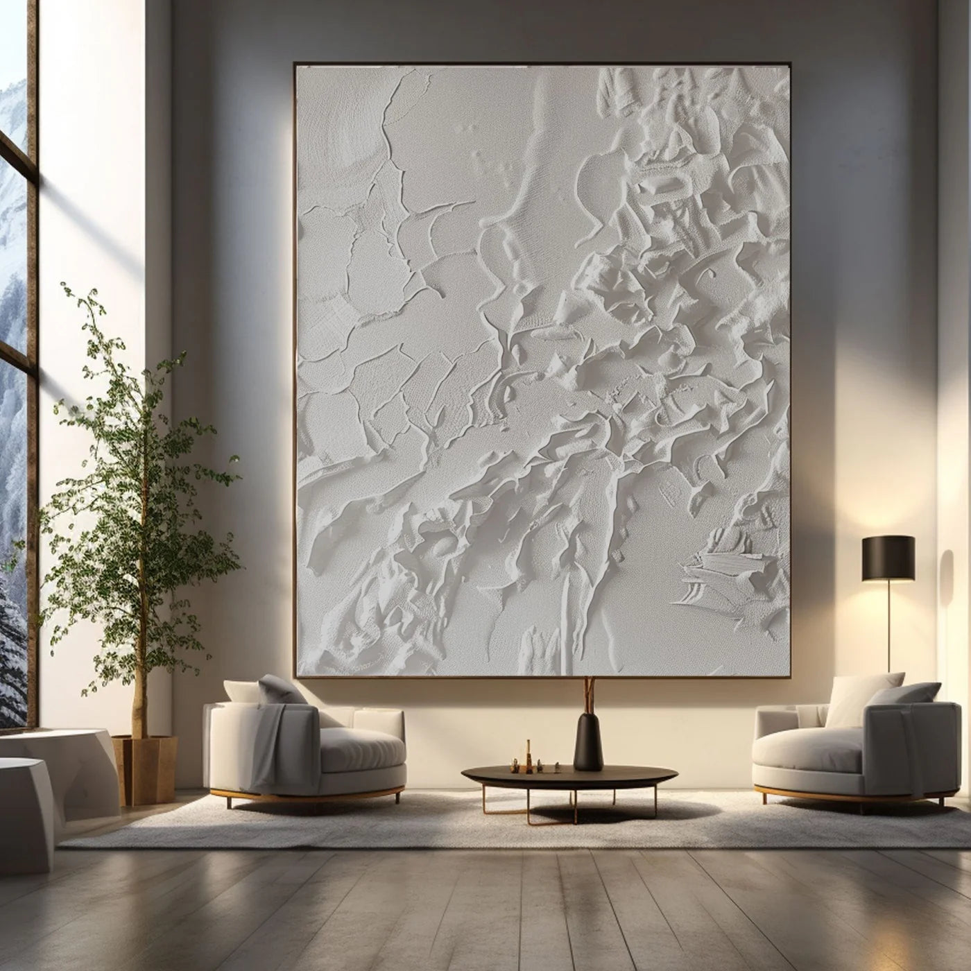 Plaster Art Texture Painting #RAB797