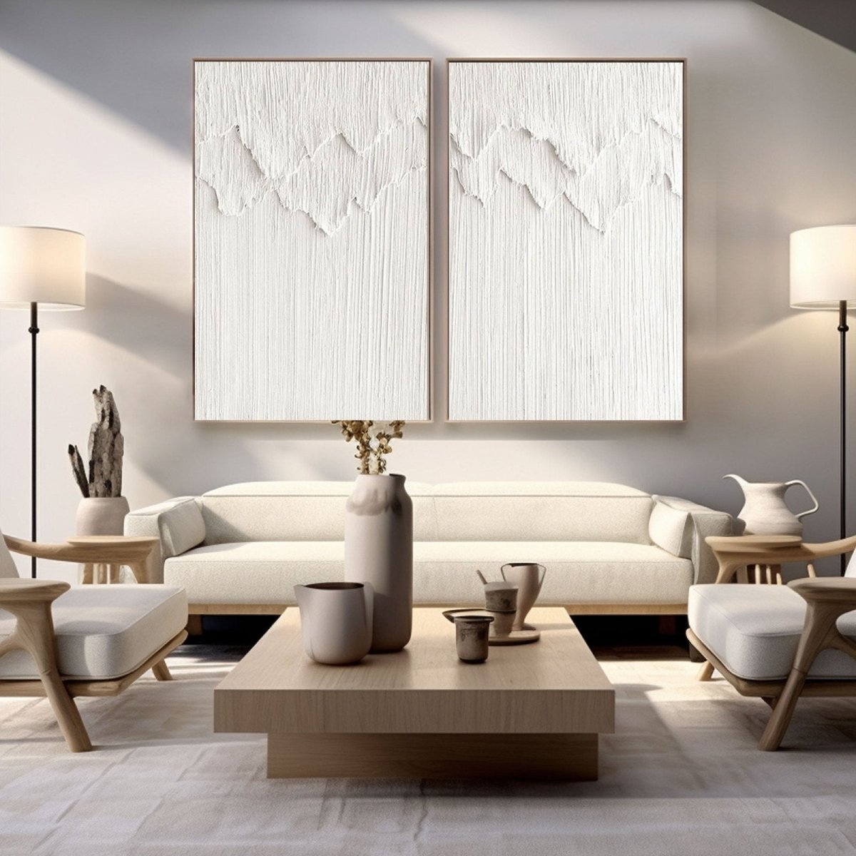 Abstract Painting Set Of 2 RAB776 - royalbrushart