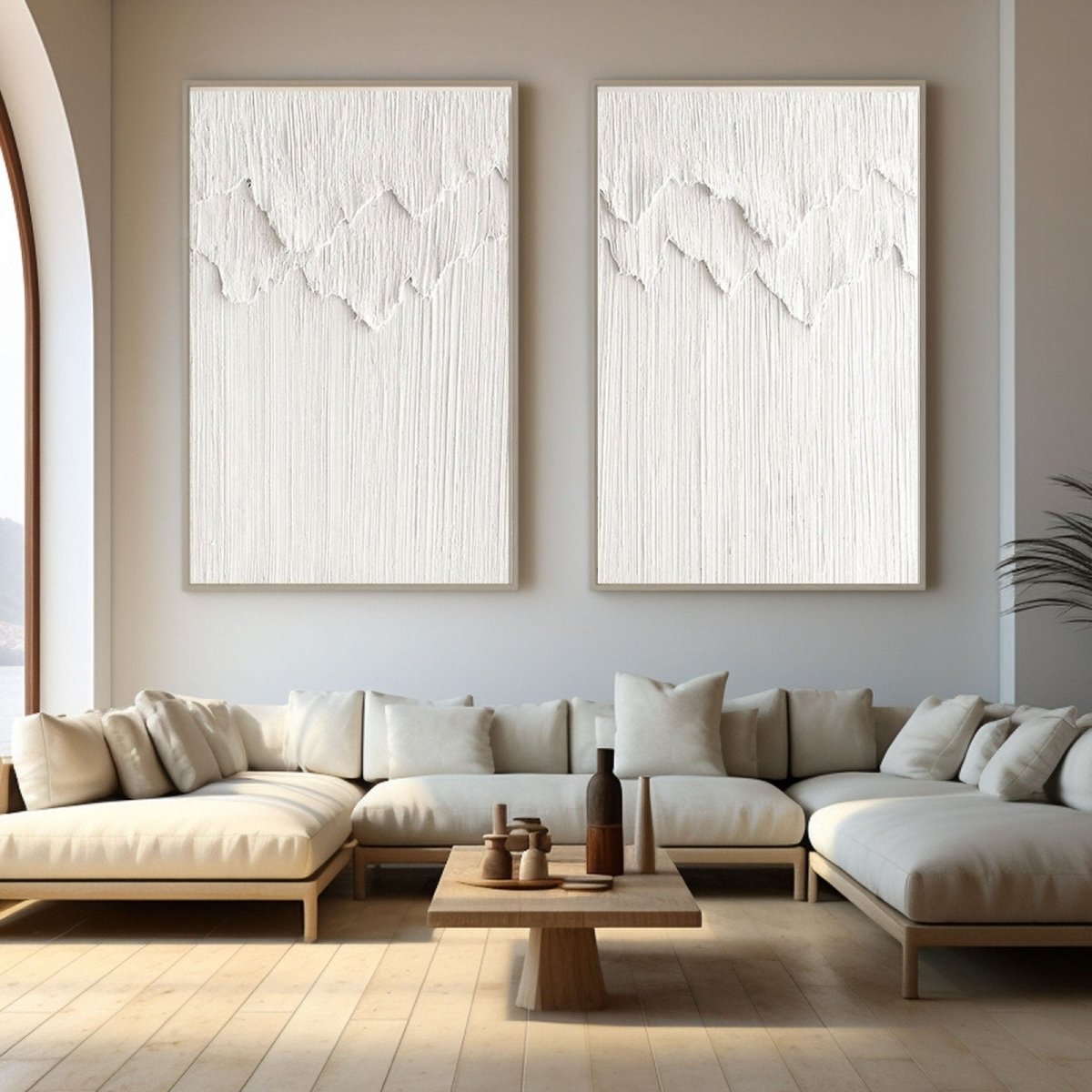 Abstract Painting Set Of 2 RAB776 - royalbrushart