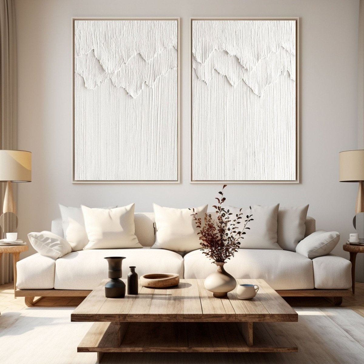 Abstract Painting Set Of 2 RAB776 - royalbrushart