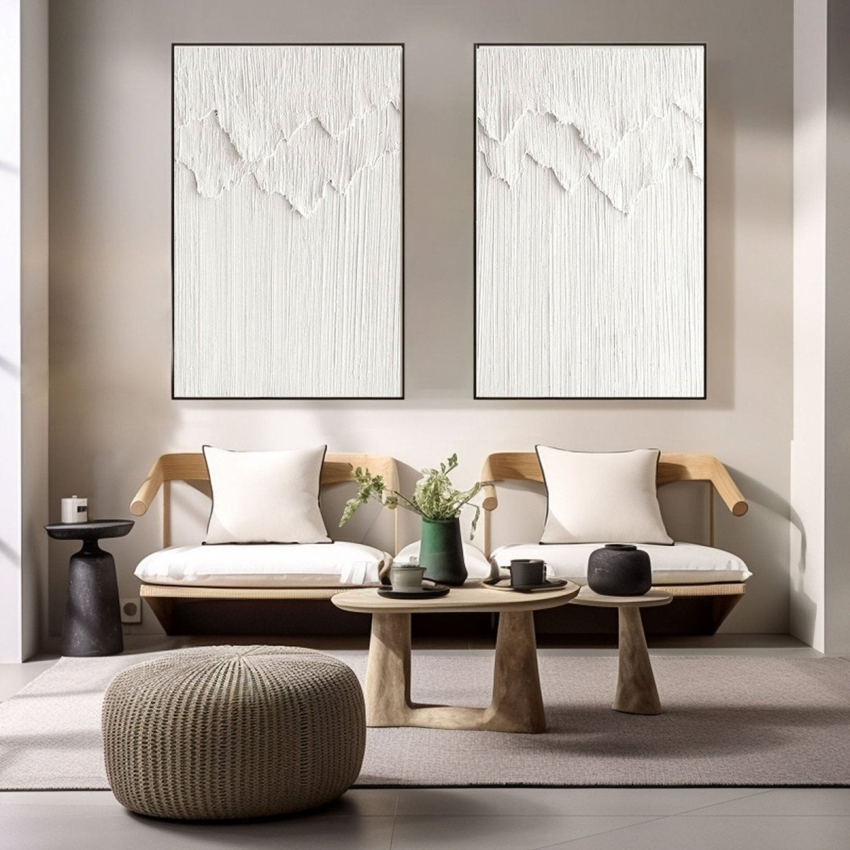 Abstract Painting Set Of 2 RAB776 - royalbrushart