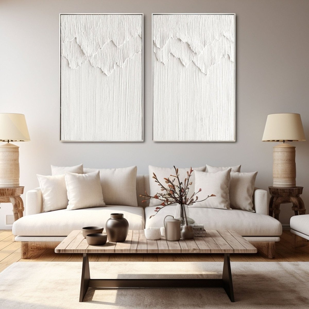 Abstract Painting Set Of 2 RAB776 - royalbrushart