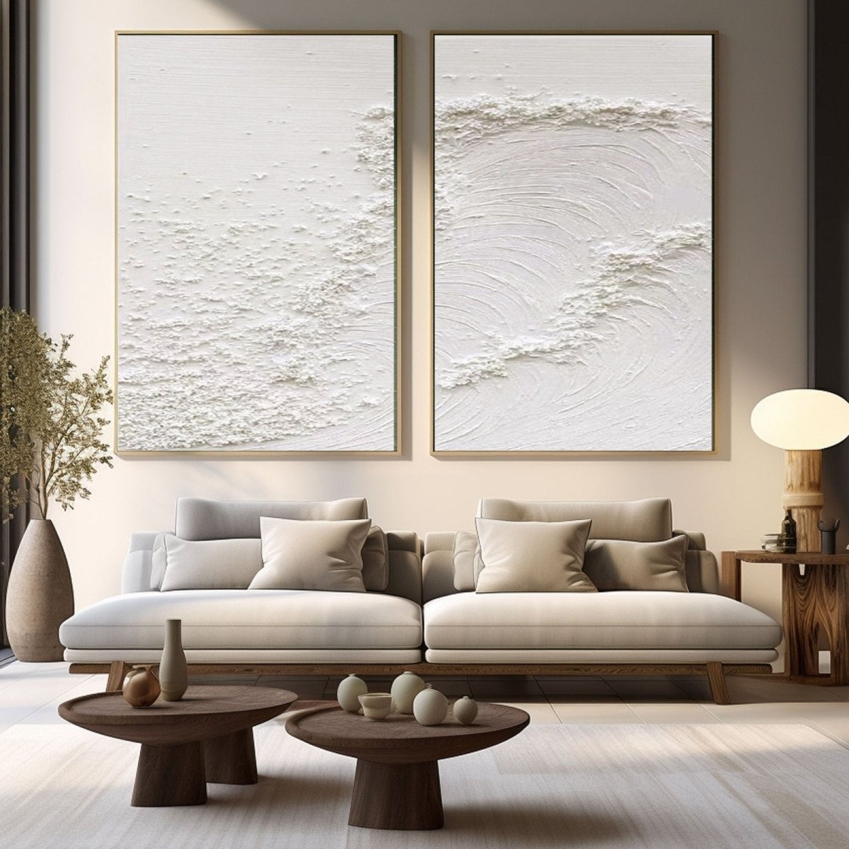 Abstract Painting Set Of 2 RAB772 - royalbrushart