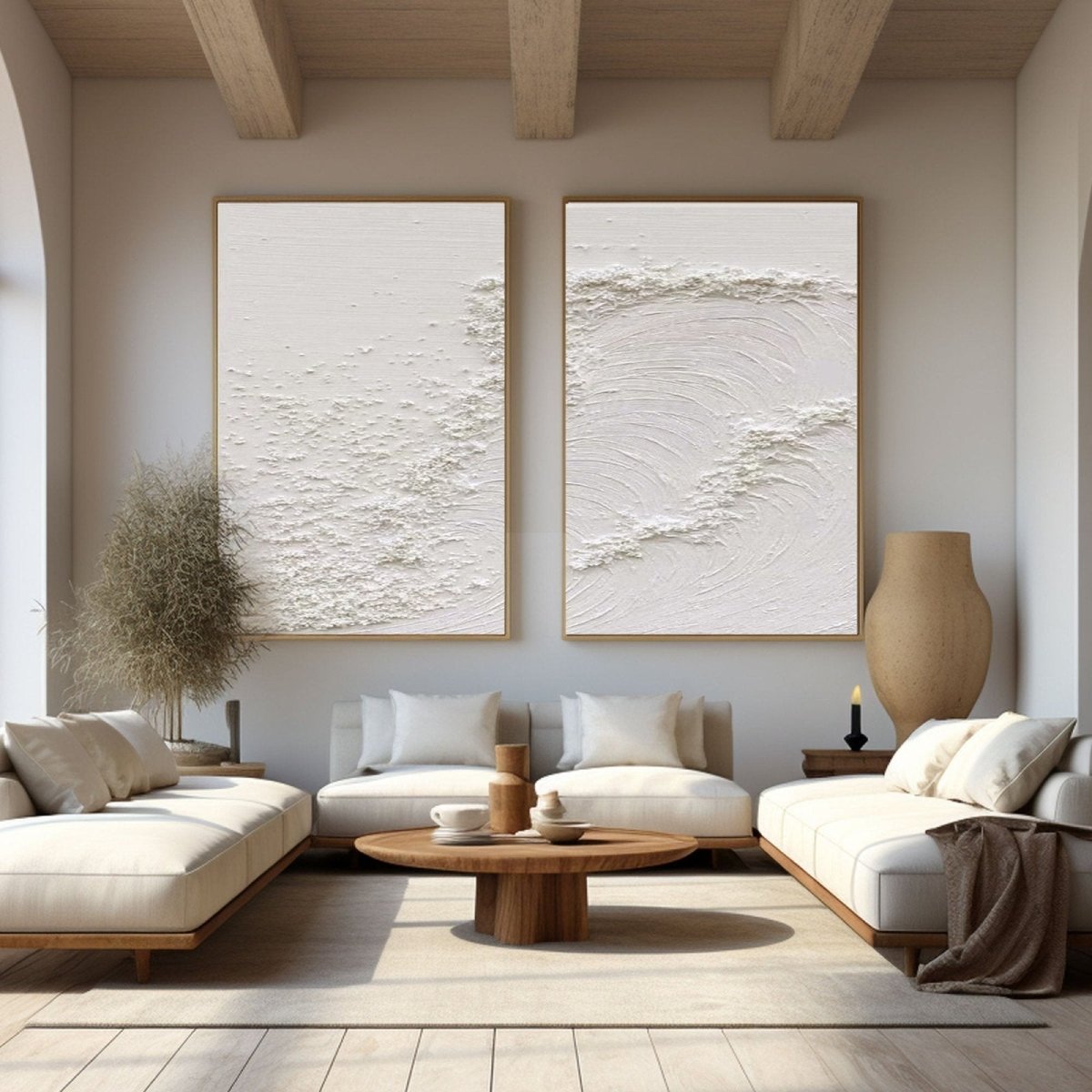 Abstract Painting Set Of 2 RAB772 - royalbrushart