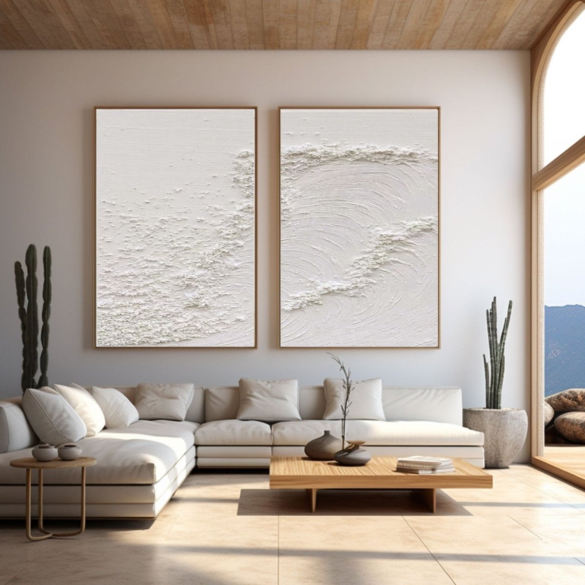 Abstract Painting Set Of 2 RAB772 - royalbrushart
