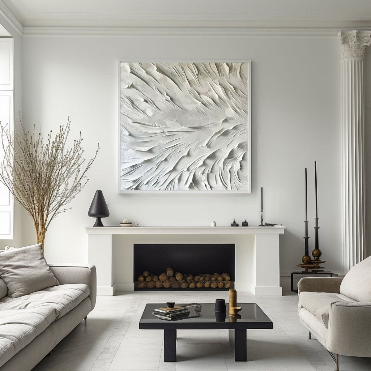 Plaster Art Texture Painting RAB798 - royalbrushart
