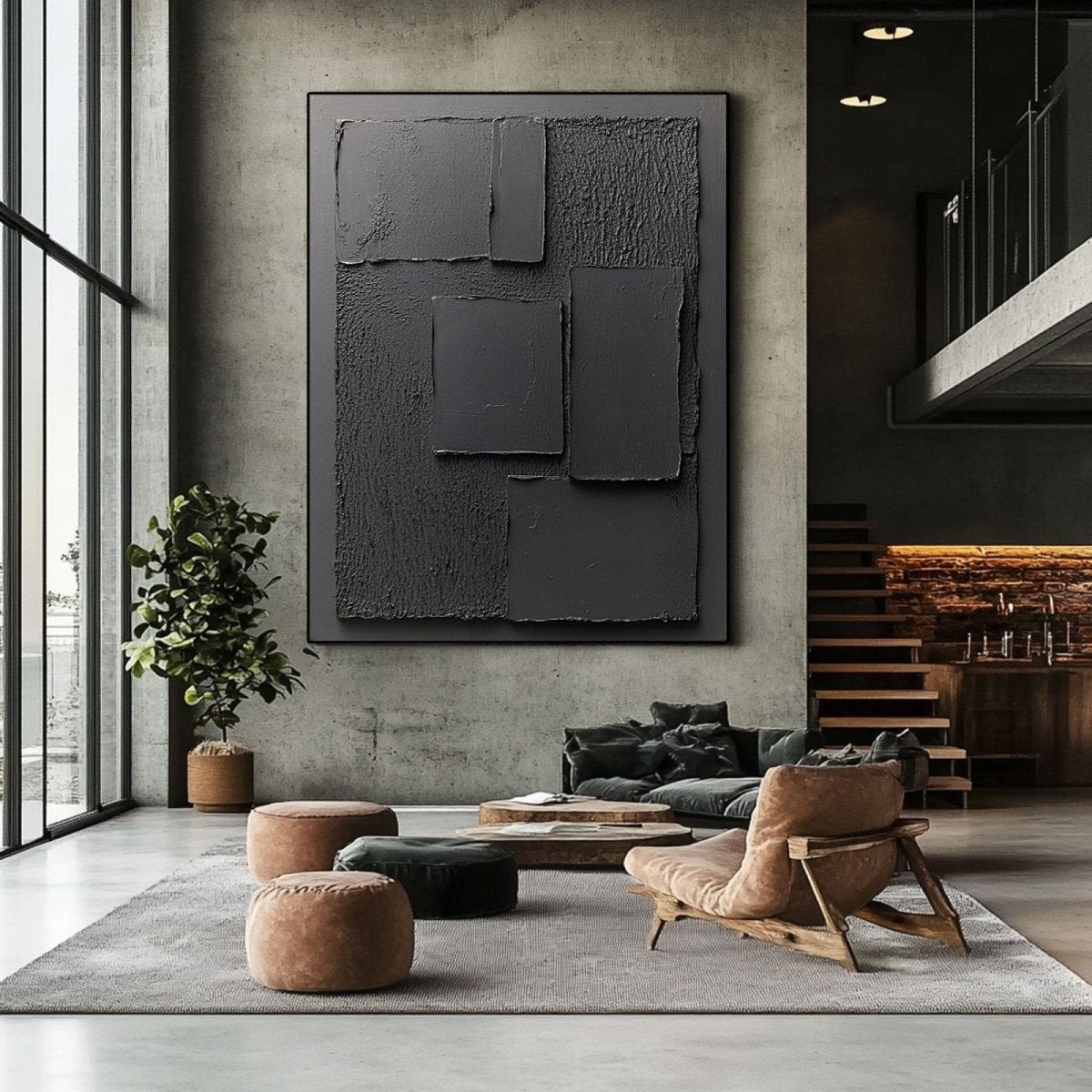 Contemporary Minimalist Art RAB914 - royalbrushart
