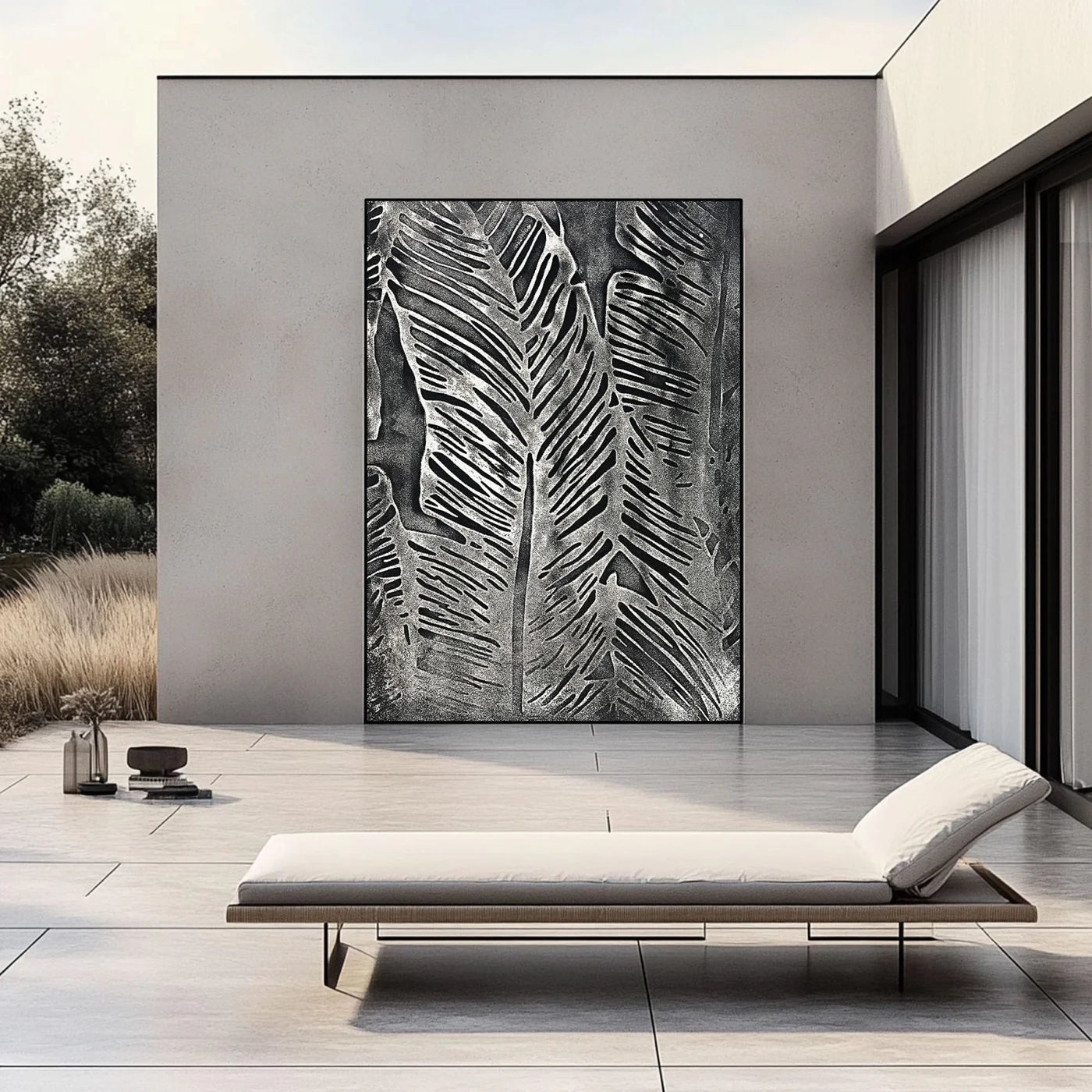 Plaster Art Texture Painting #HBV311