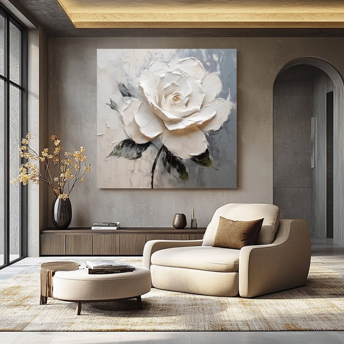 Plaster art texture Painting BV004 - royalbrushart