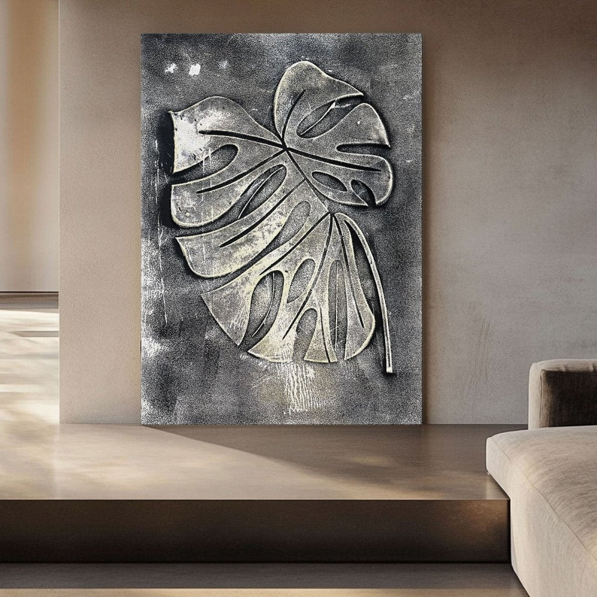 Plaster Art Texture Painting HBV166 - royalbrushart