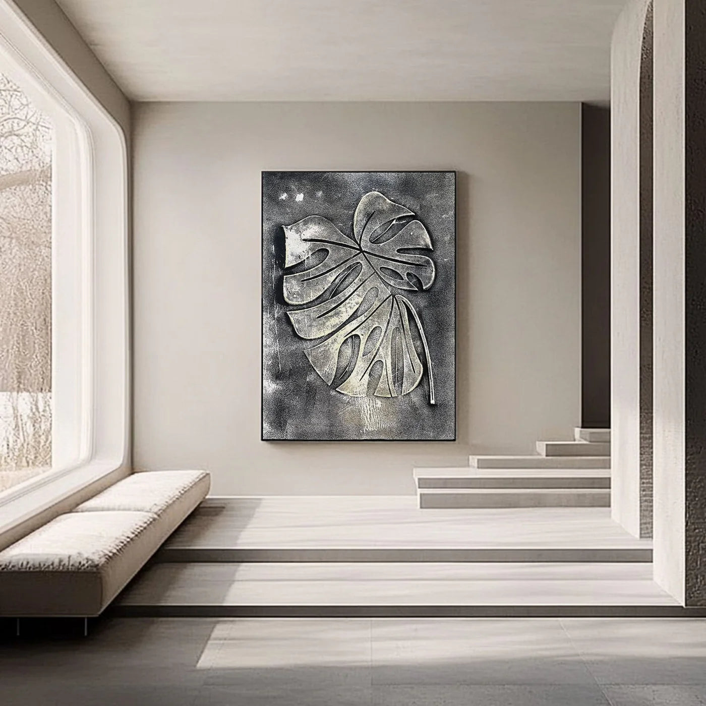 Plaster Art Texture Painting #HBV166