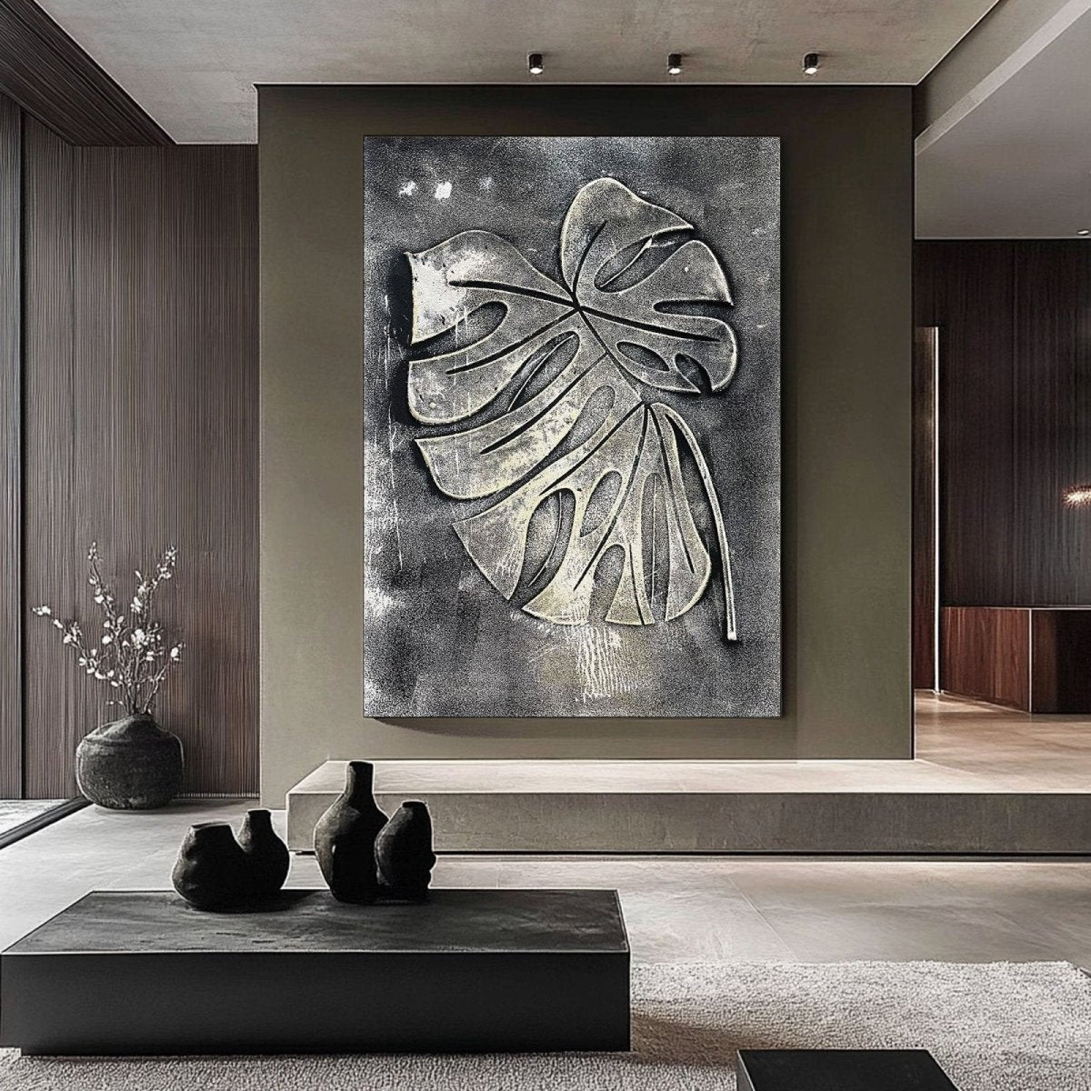 Plaster Art Texture Painting HBV166 - royalbrushart