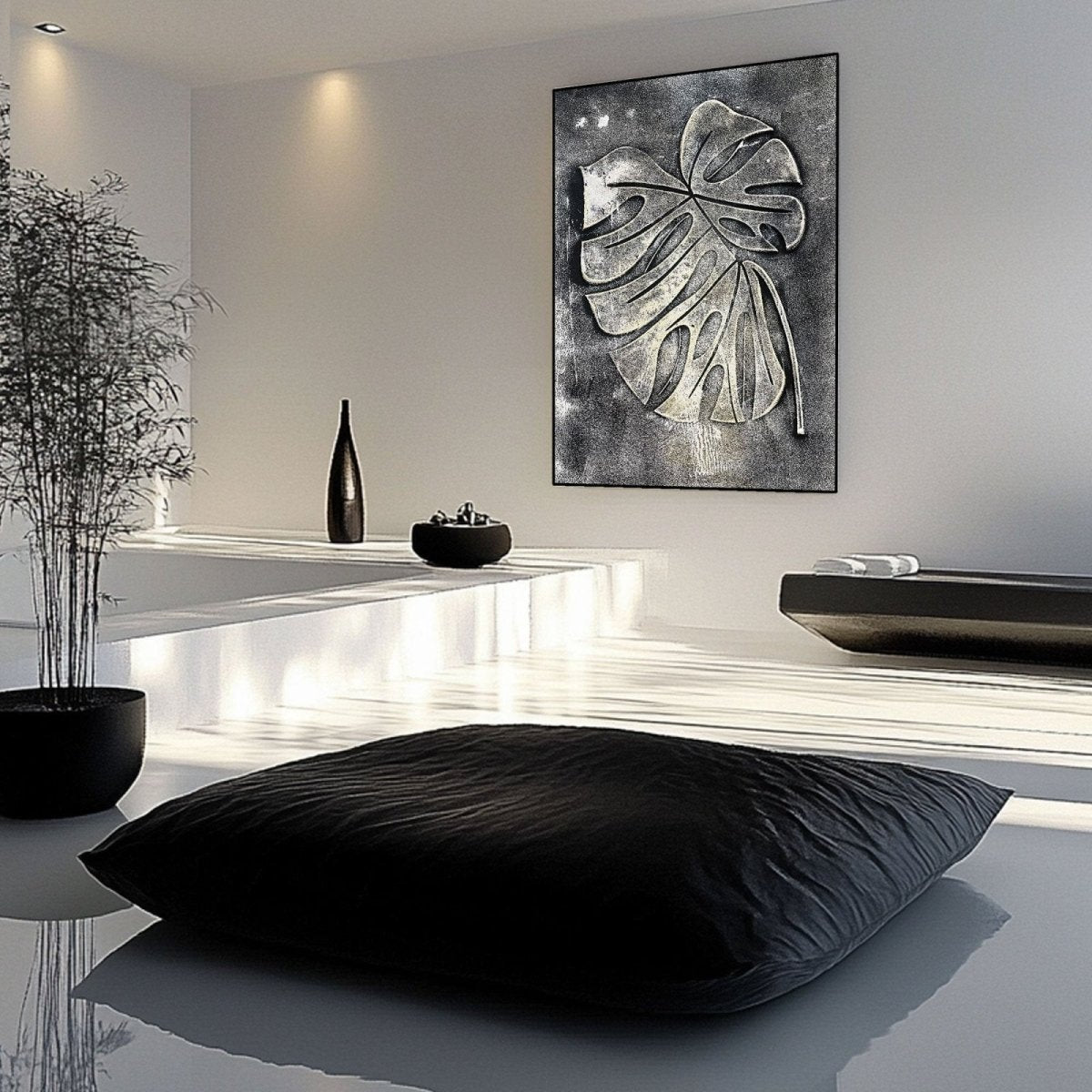 Plaster Art Texture Painting HBV166 - royalbrushart