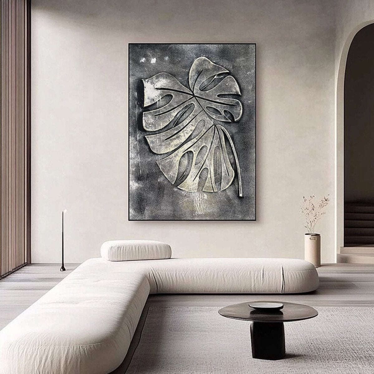 Plaster Art Texture Painting HBV166 - royalbrushart