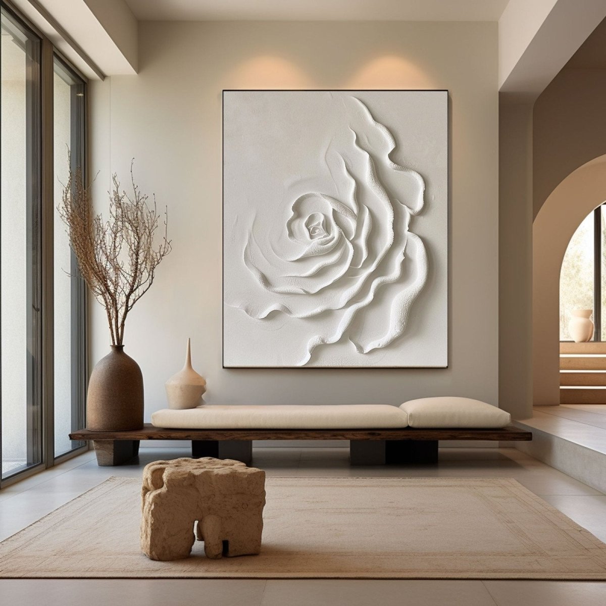 Plaster Art Texture Painting RAB810 - royalbrushart
