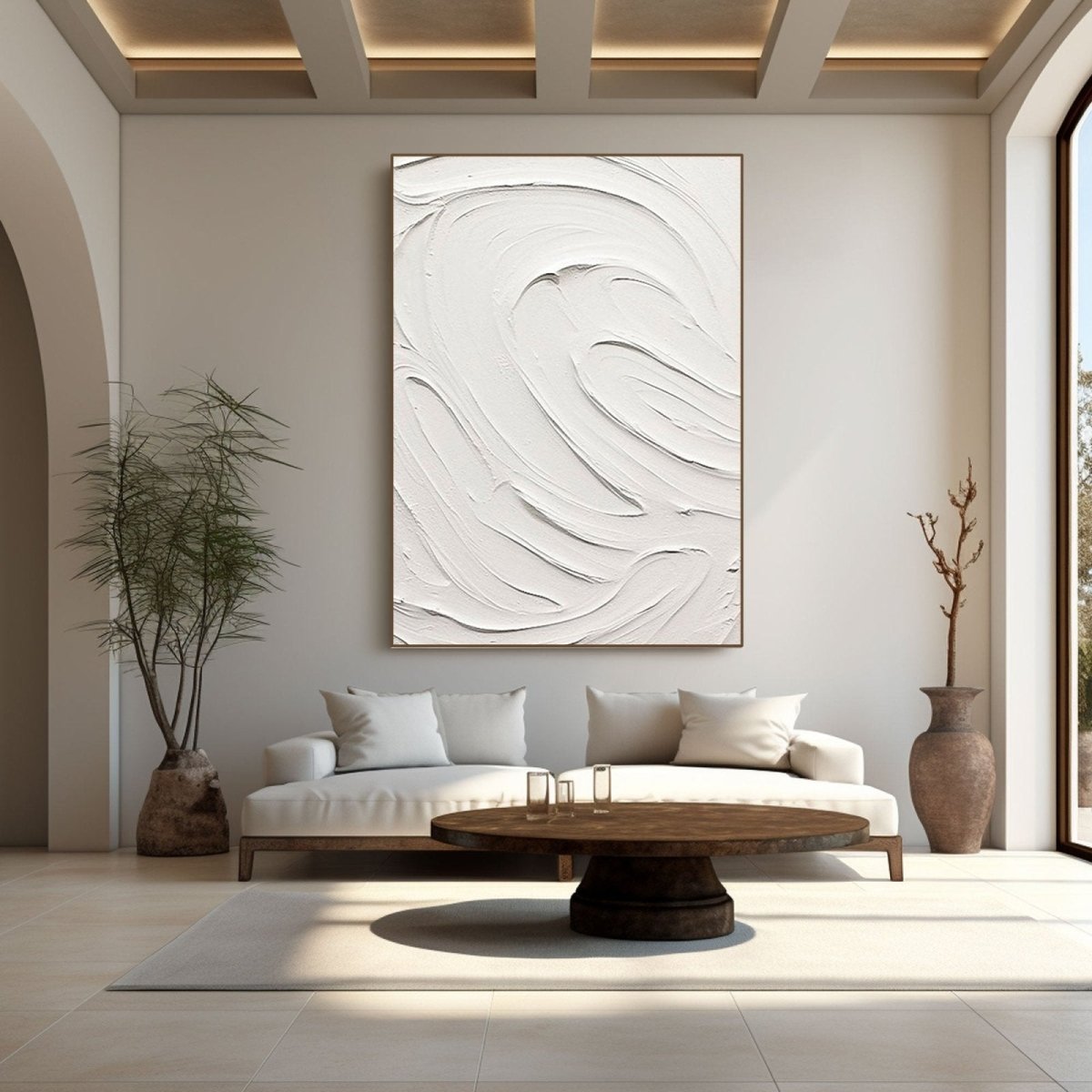 Plaster Art Texture PaintingRAB781 - royalbrushart