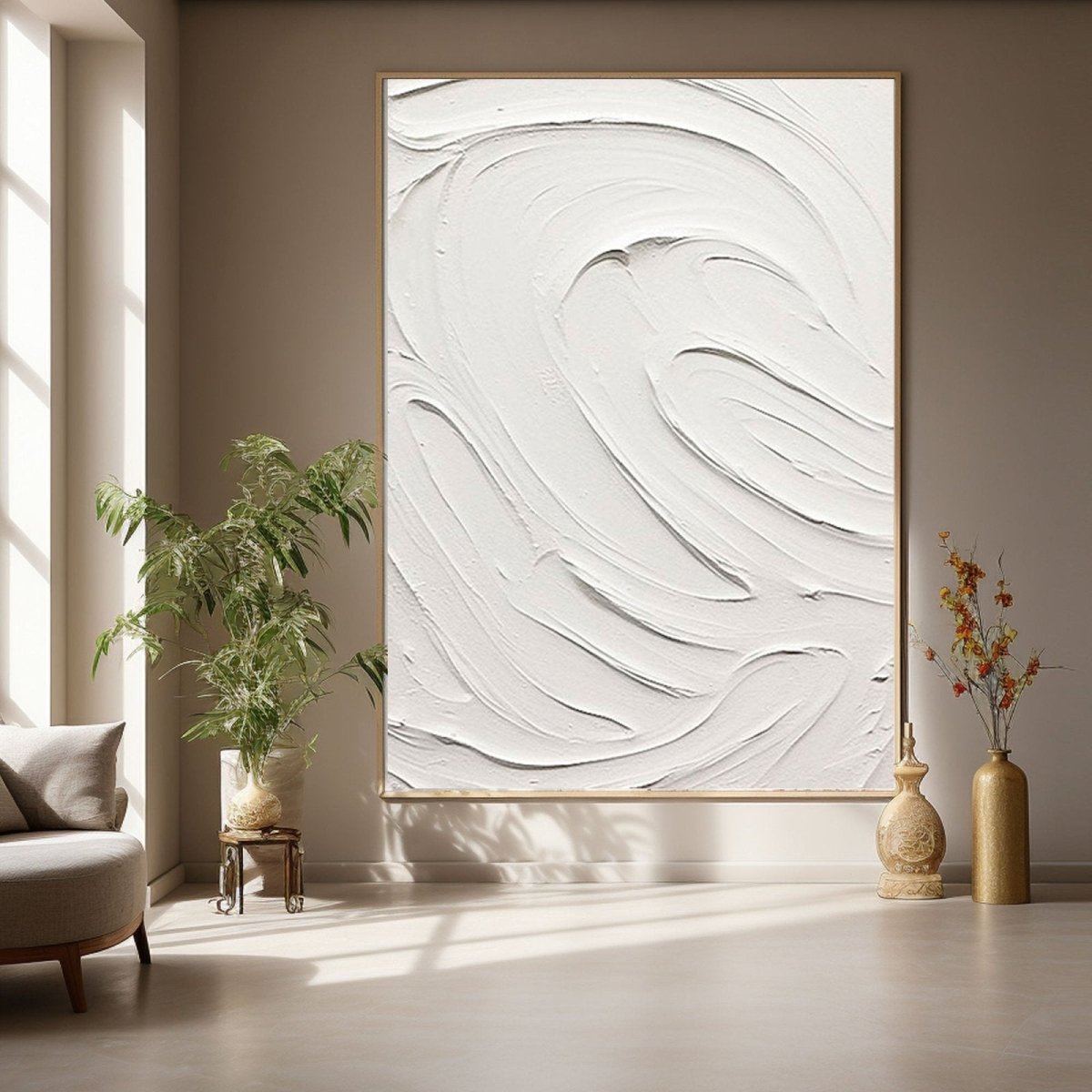 Plaster Art Texture PaintingRAB781 - royalbrushart