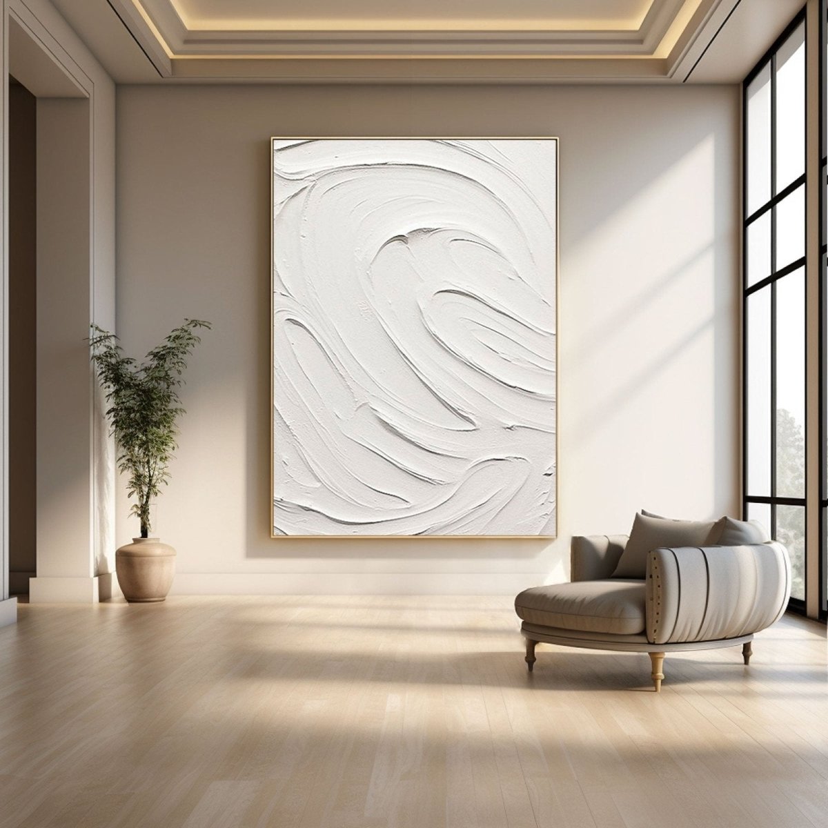 Plaster Art Texture PaintingRAB781 - royalbrushart