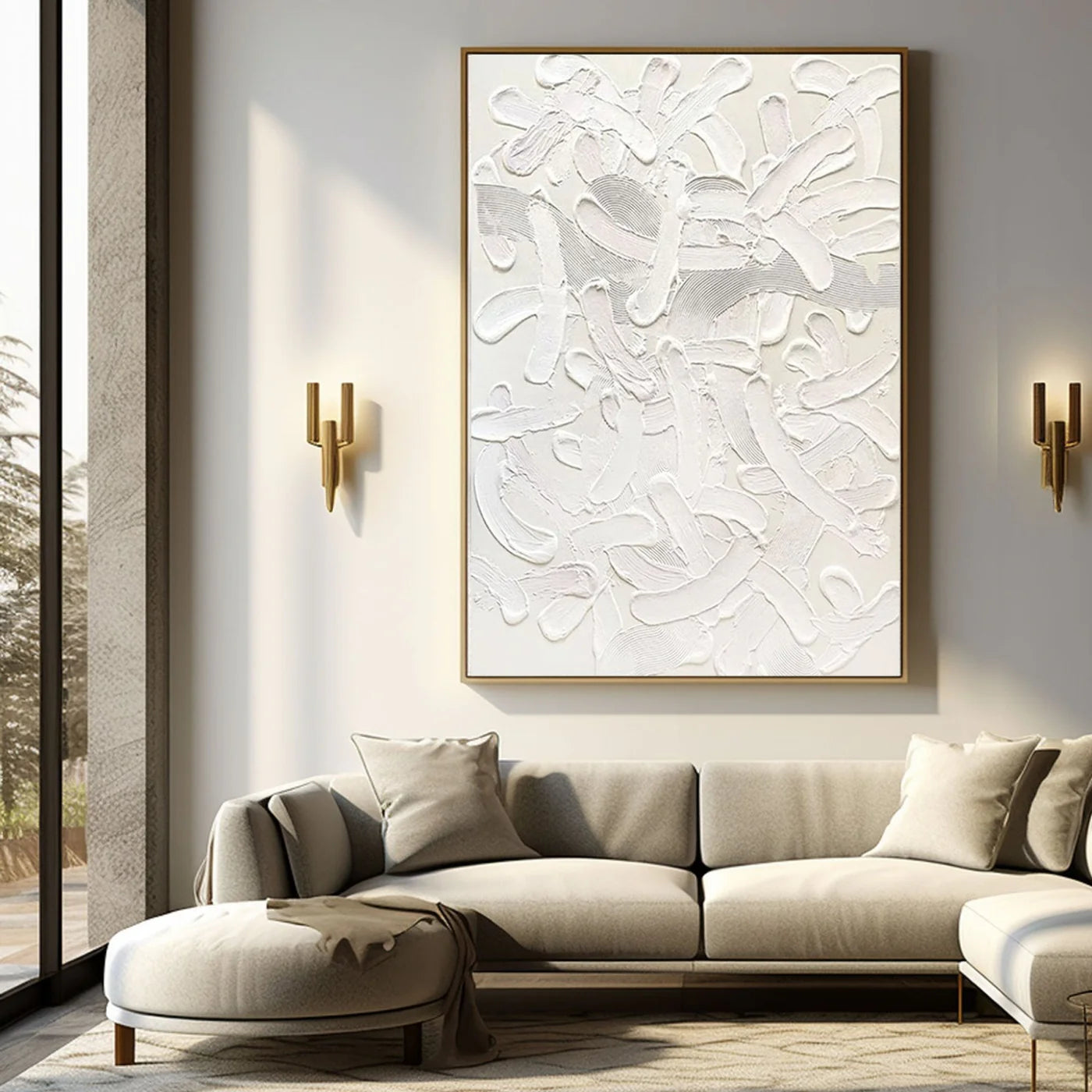 Plaster Art Texture Painting #RAB795