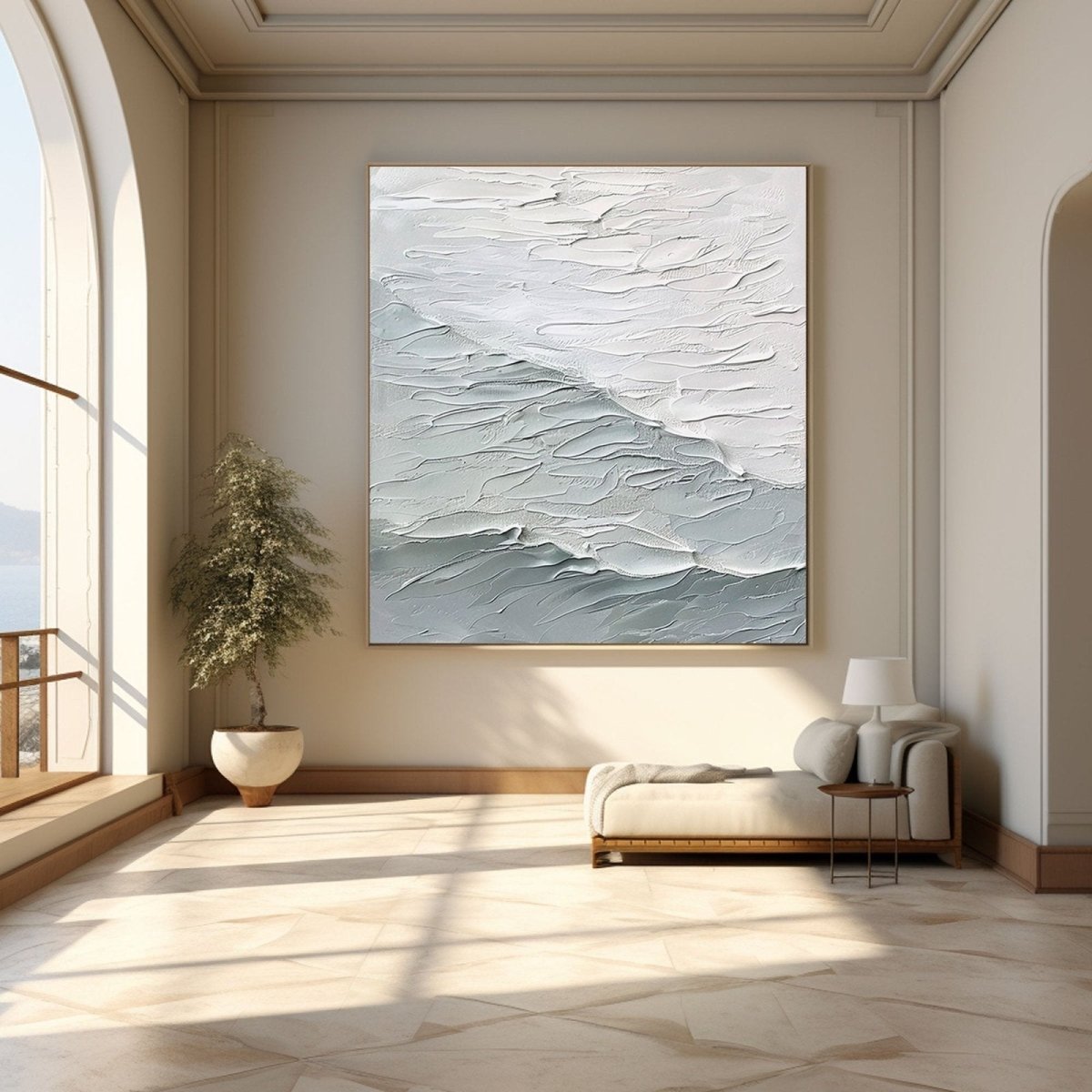Plaster Art Texture Painting RAB805 - royalbrushart