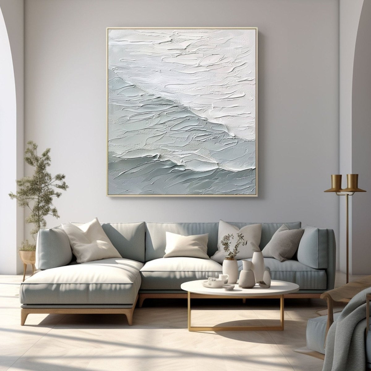 Plaster Art Texture Painting RAB805 - royalbrushart
