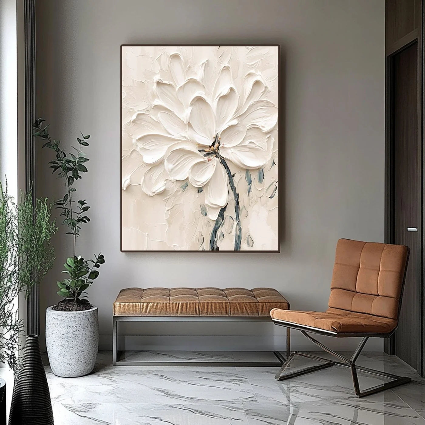 Plaster Art Texture Painting #RAB891