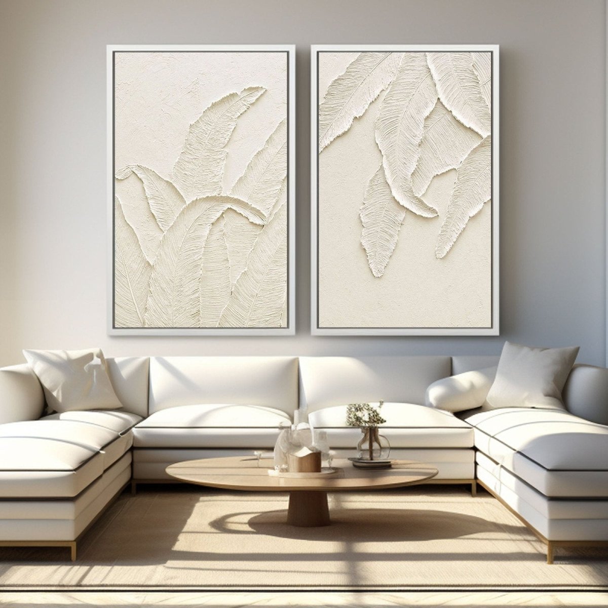 Contemporary Minimalist Art Set Of 2 RAB801 - royalbrushart