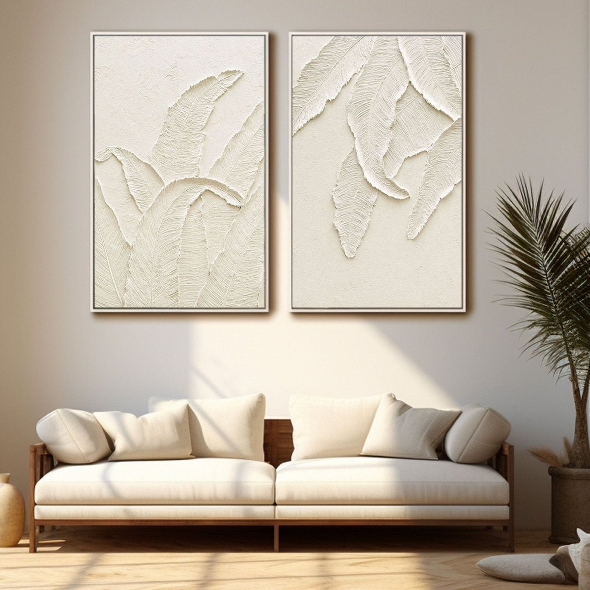 Contemporary Minimalist Art Set Of 2 RAB801 - royalbrushart