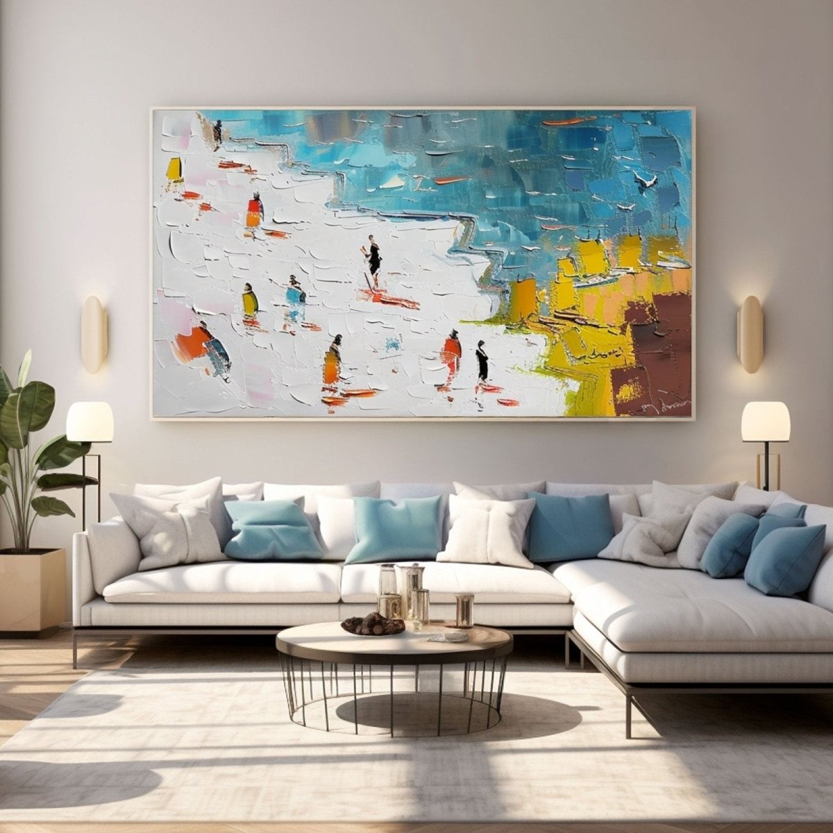 Plaster Art Texture Painting RAB812 - royalbrushart