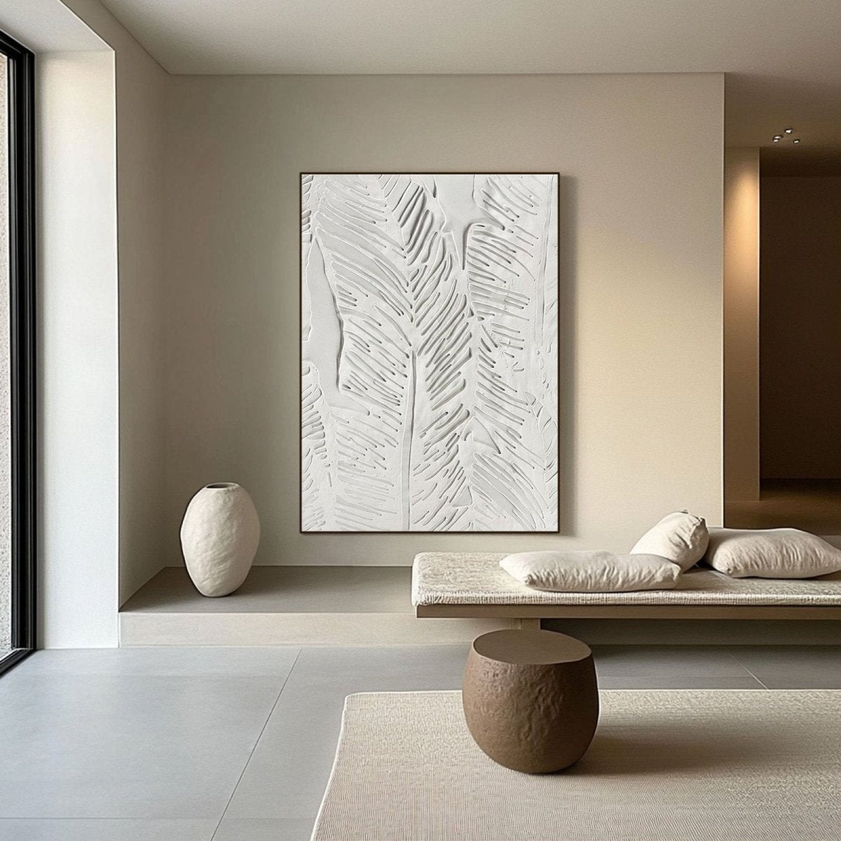 Plaster Art Texture Painting HBV167 - royalbrushart