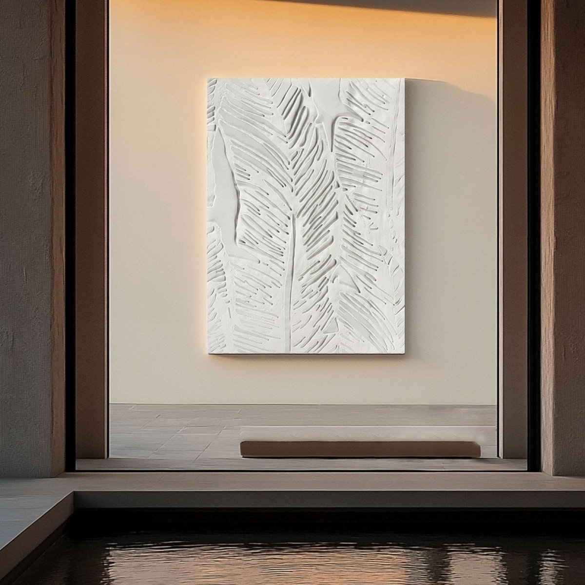 Plaster Art Texture Painting HBV167 - royalbrushart