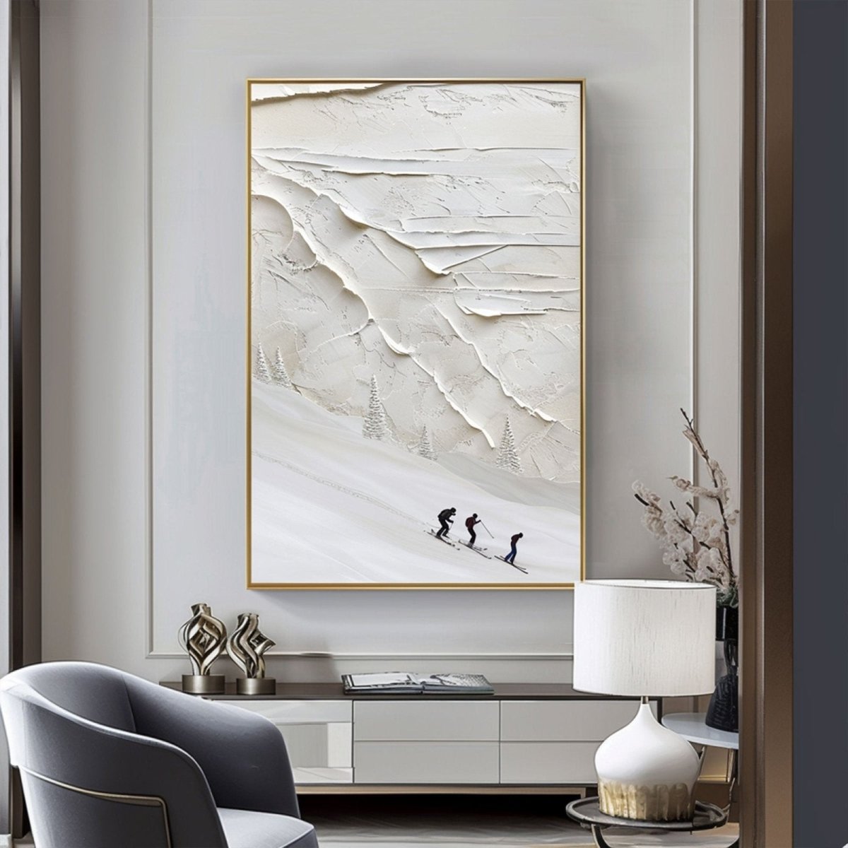 Plaster Art Texture Painting RAB807 - royalbrushart
