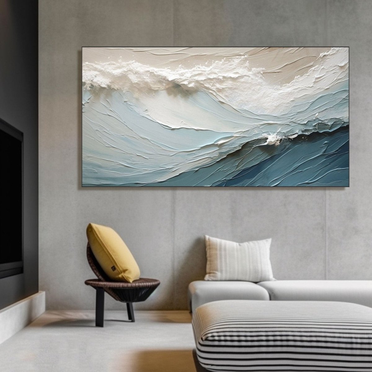 Plaster Art texture Painting RAB009 - royalbrushart