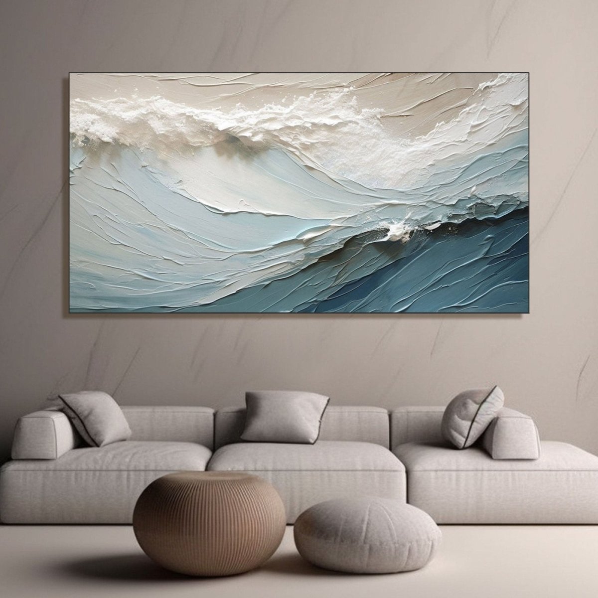 Plaster Art texture Painting RAB009 - royalbrushart