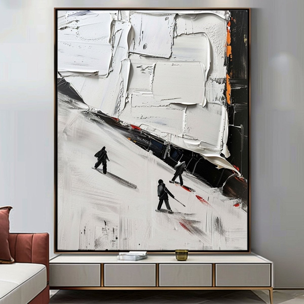 Plaster Art Texture Painting RAB808 - royalbrushart