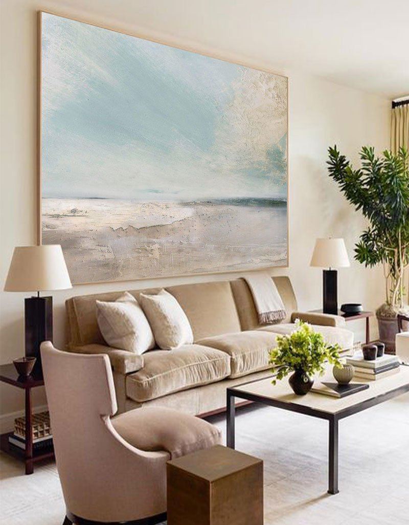 Impressionist Beachy Scene Painting RAB155 - royalbrushart