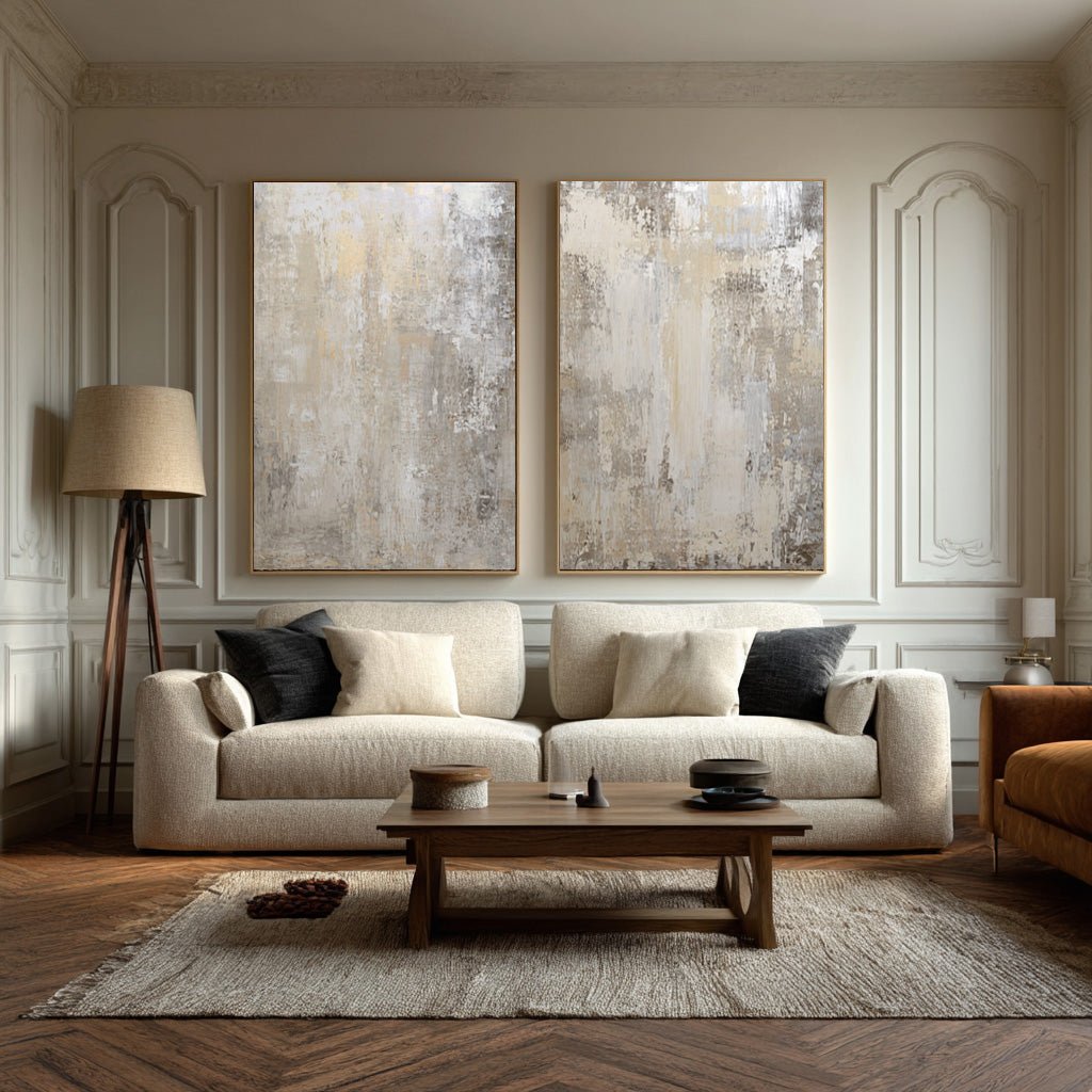 Set of 2 Wabi Sabi Wall Art RAB123 - royalbrushart