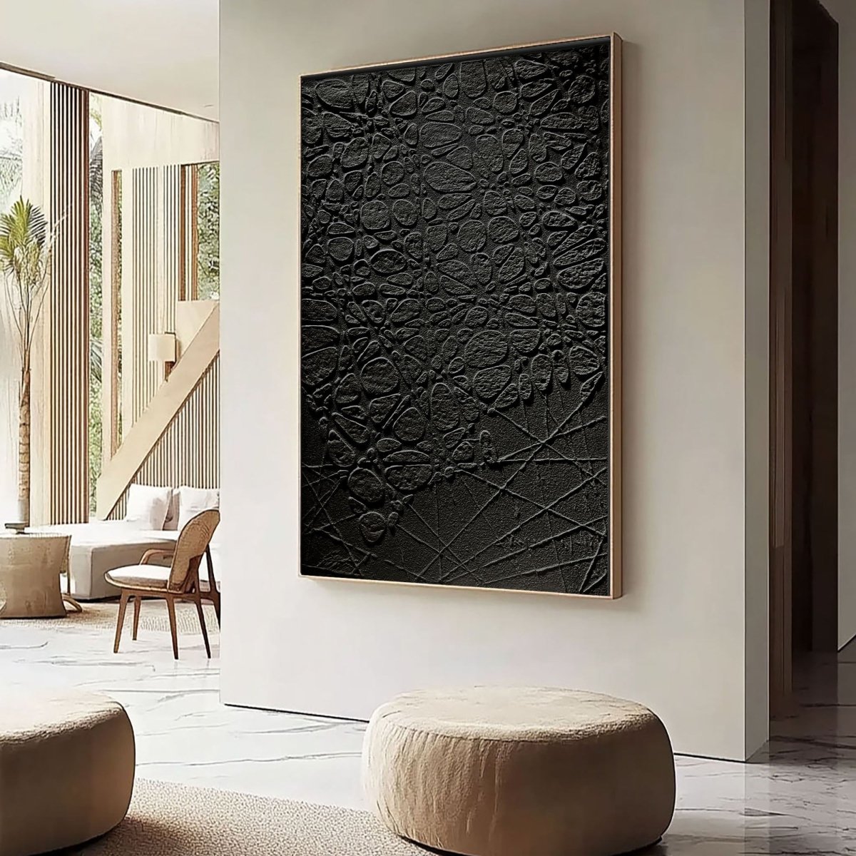 Plaster Art Texture Painting HBV325 - royalbrushart