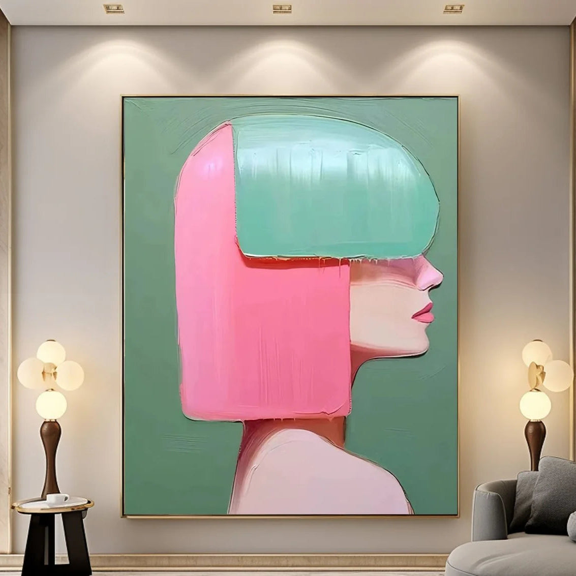 Plaster Art Texture Painting #RAB833